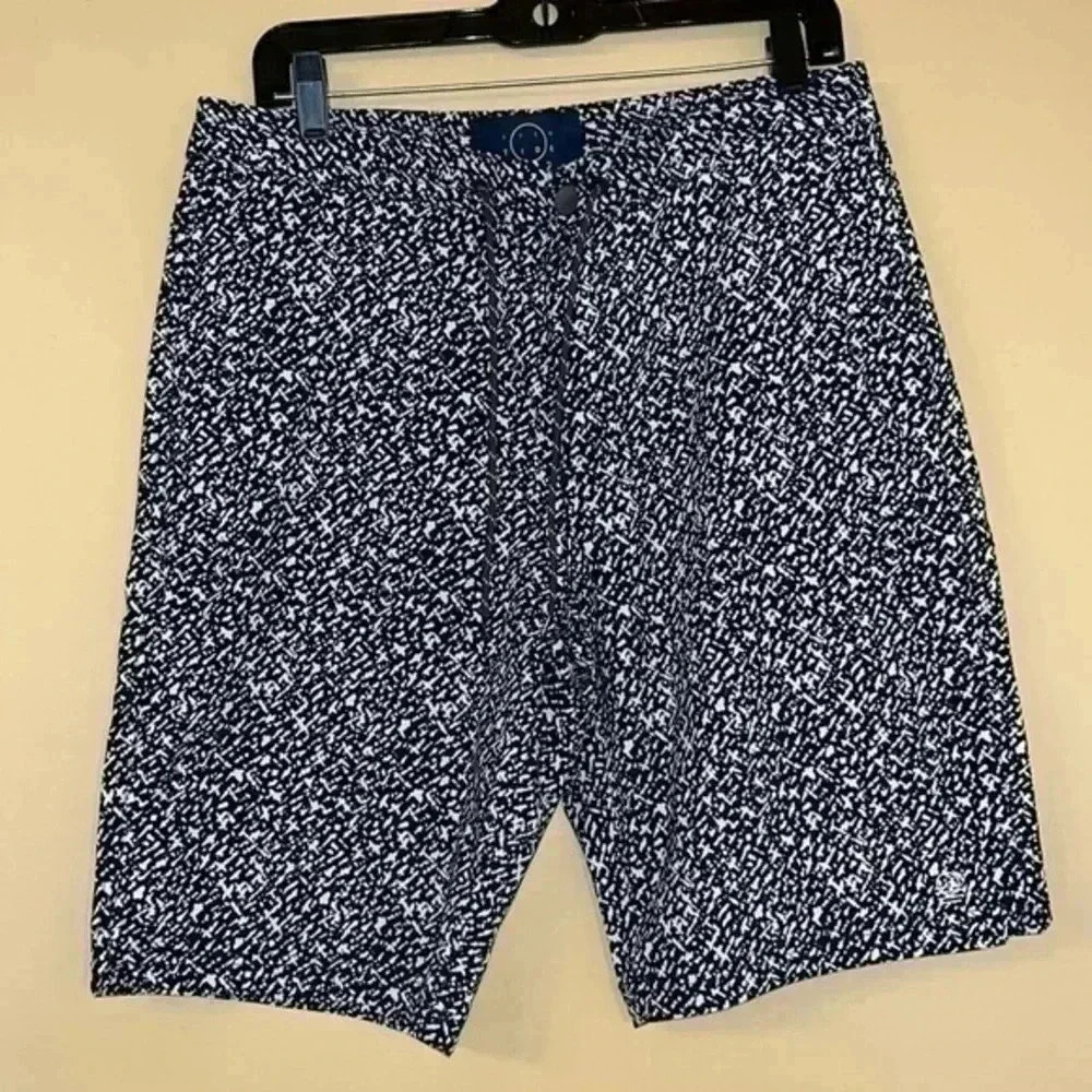 Even Tide Navy White Kai Hybrid Shorts Size 10